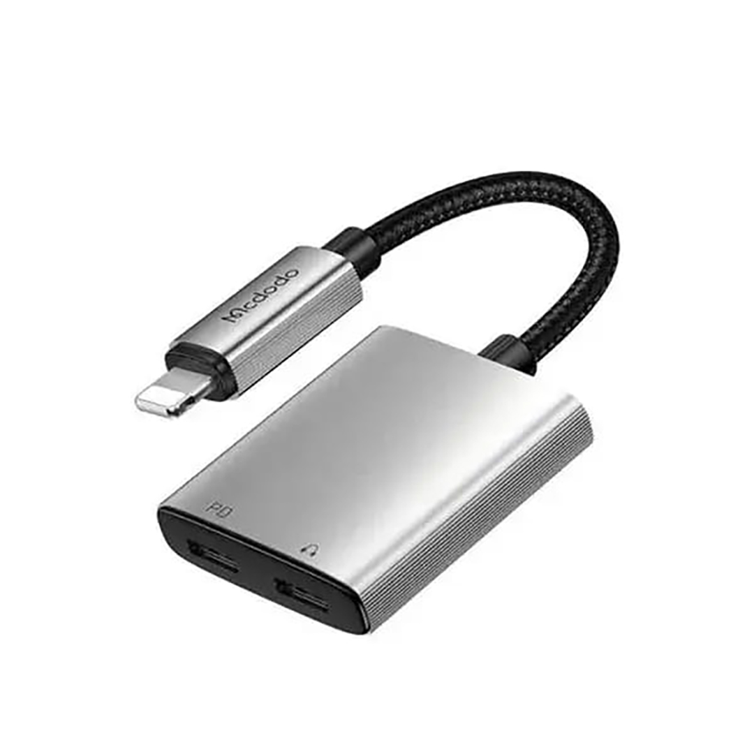 Mcdodo 2 In 1 Lightning To Dual Audio Adapter