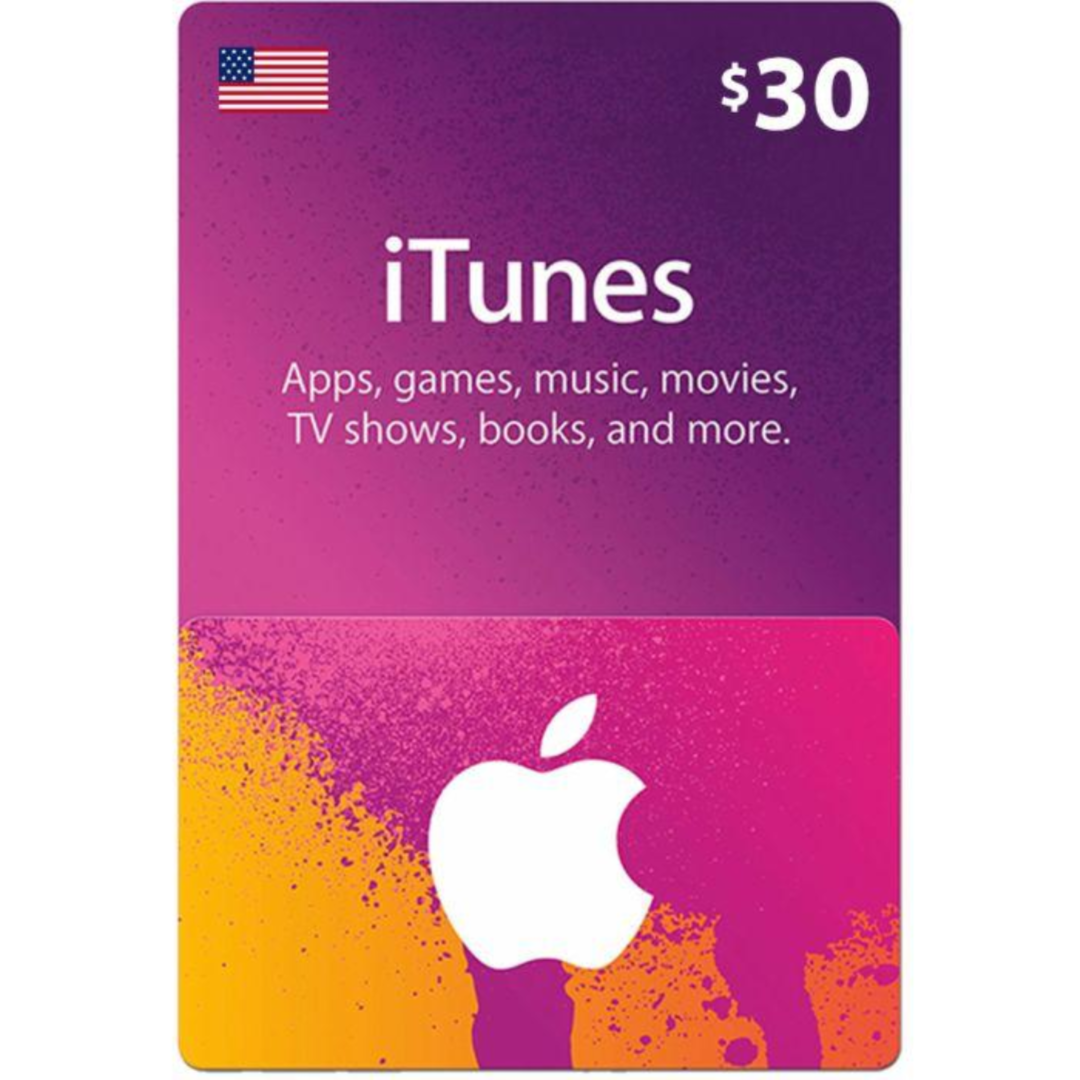 Itunes Usa $30