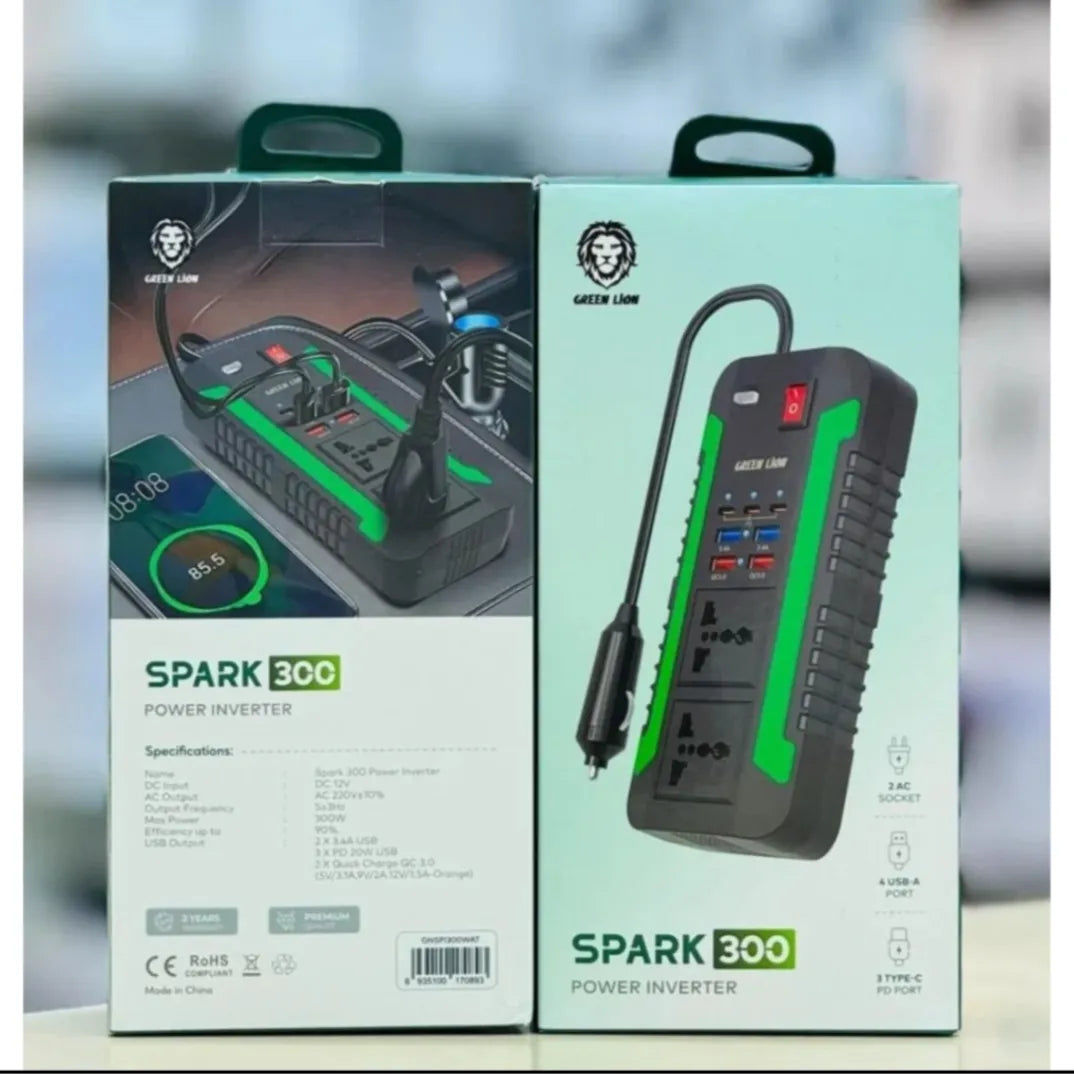 Green Lion Spark 300 Car Power Inverter
