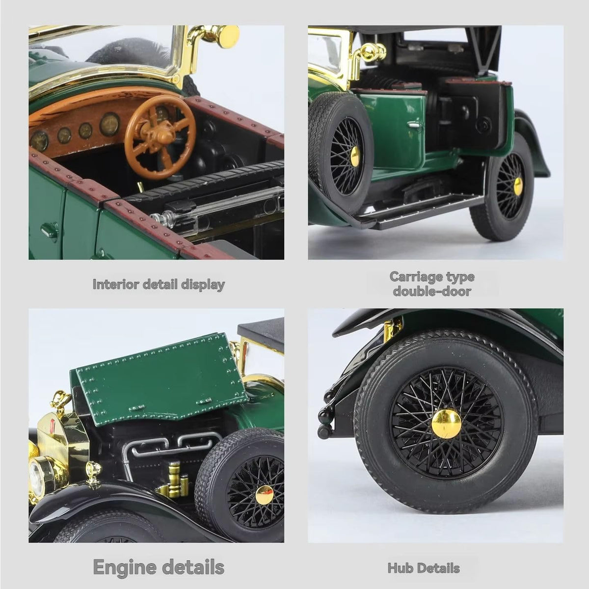Die-Cast 1:24 Scale 1925 Rolls-Royce Phantom Car