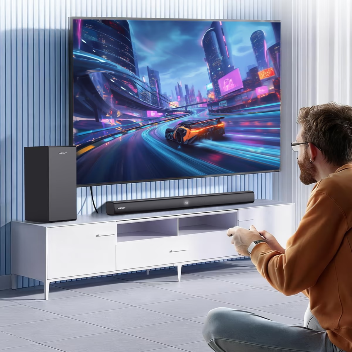 ACEFAST K6 Pro 200W 2.1 Channel Soundbar with Subwoofer