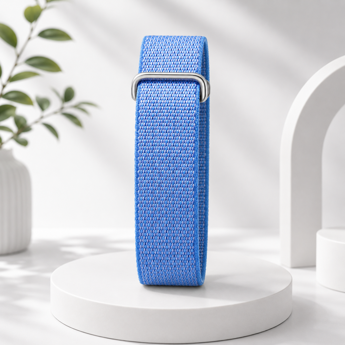 Wizard Nylon Loop Strap for Google Fitbit Air- Light Blue