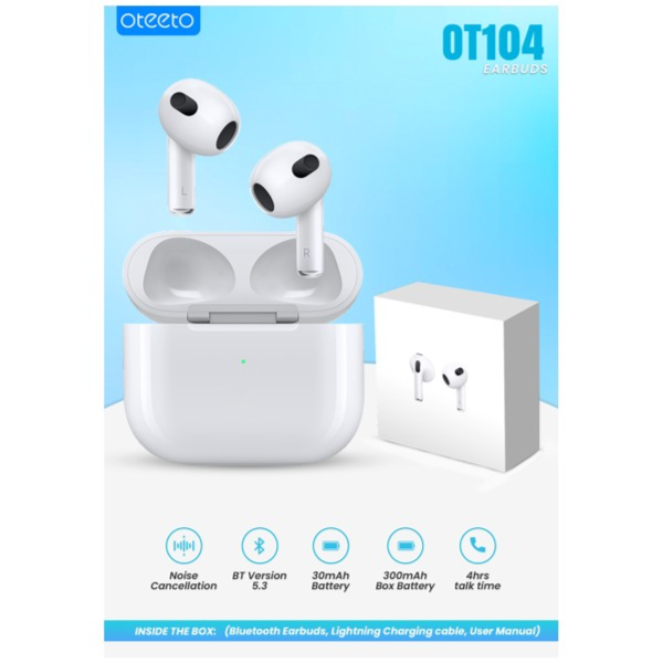 Oteeto True Wireless Earpods (OT 104)