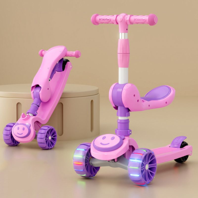 Scooter Kids With Seat (PINK)