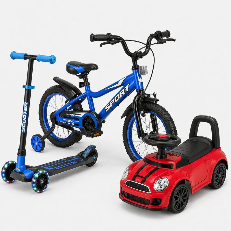 Scooter And Tolo Car