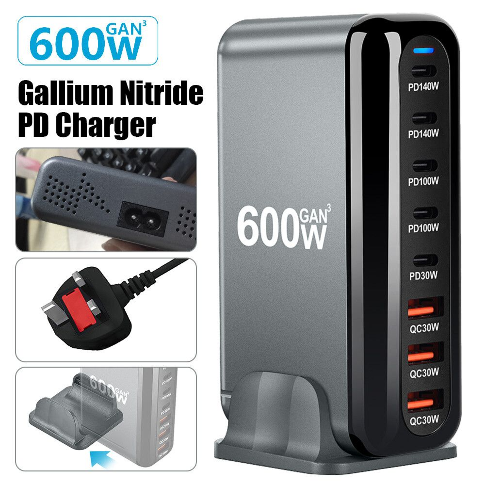 Fast Charging Station 600W 8 Port