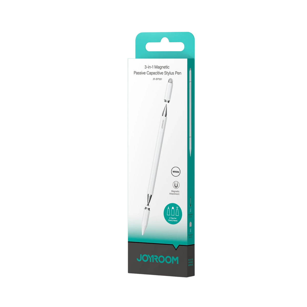 Joyroom JR-BP561 3-In-1 Magnetic Passive Capacitive Stylus Pen