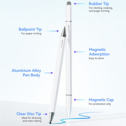 Joyroom JR-BP561 3-In-1 Magnetic Passive Capacitive Stylus Pen