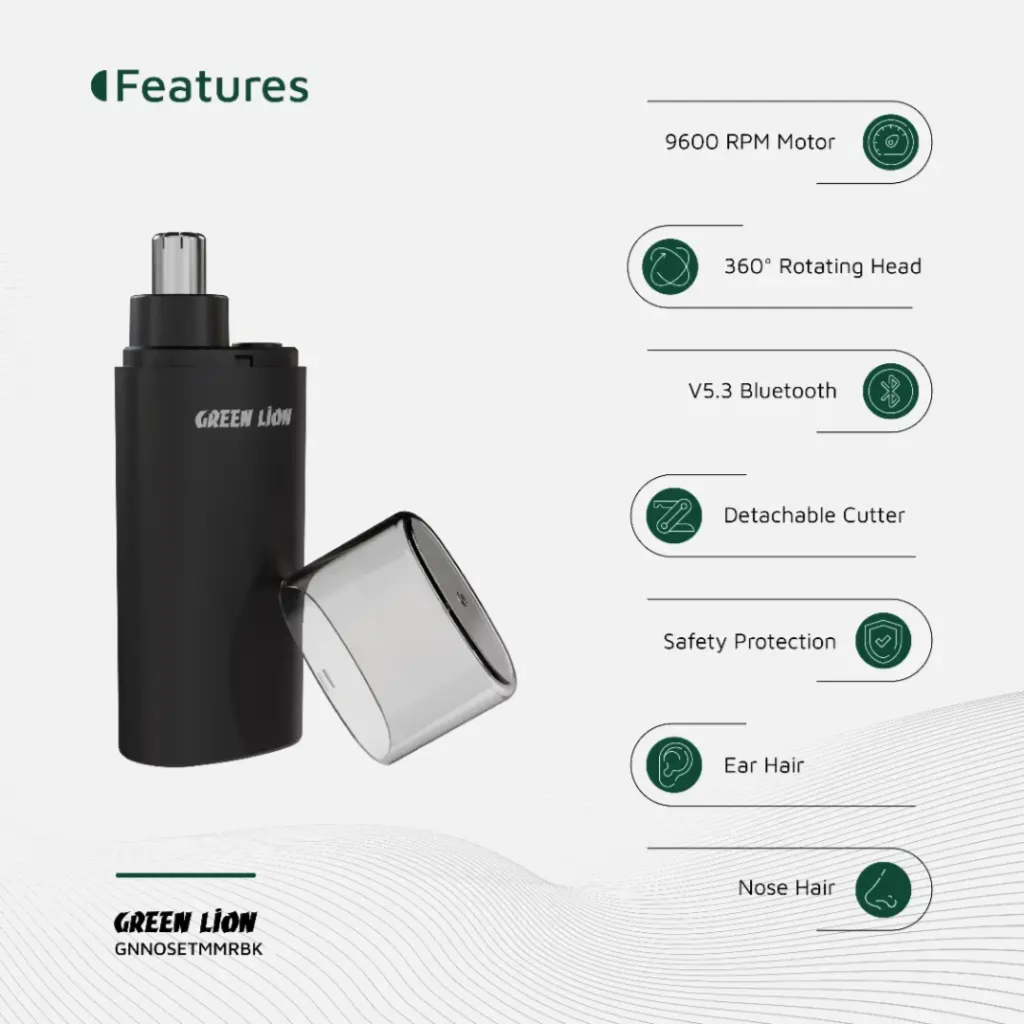 Green Lion Nose Pro Nose and Ear Trimmer