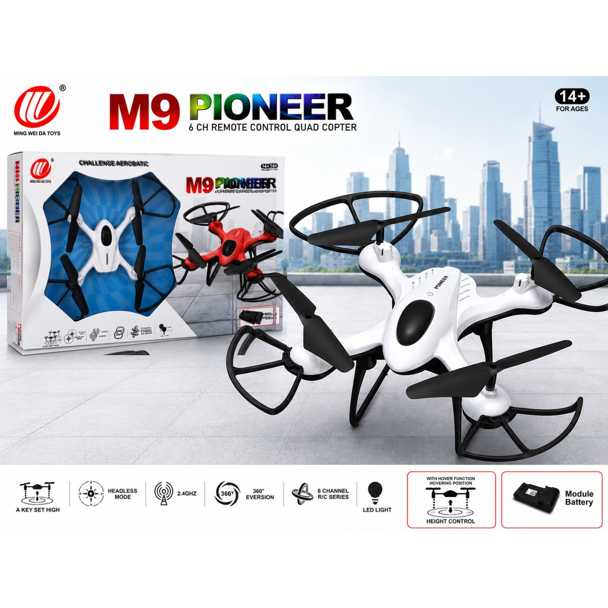 Remote Control Drone M9 Pioneer