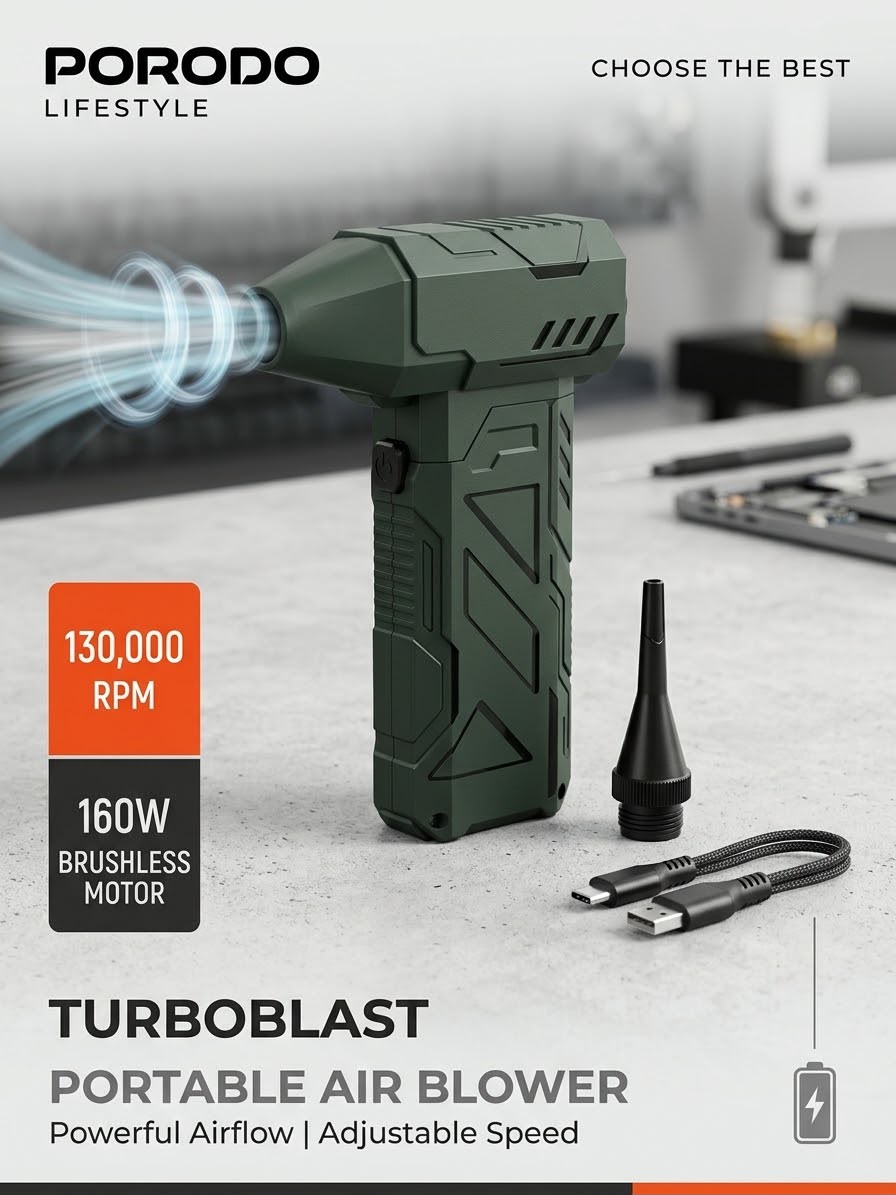 Porodo-Turboblast Portable Air Blower 160W