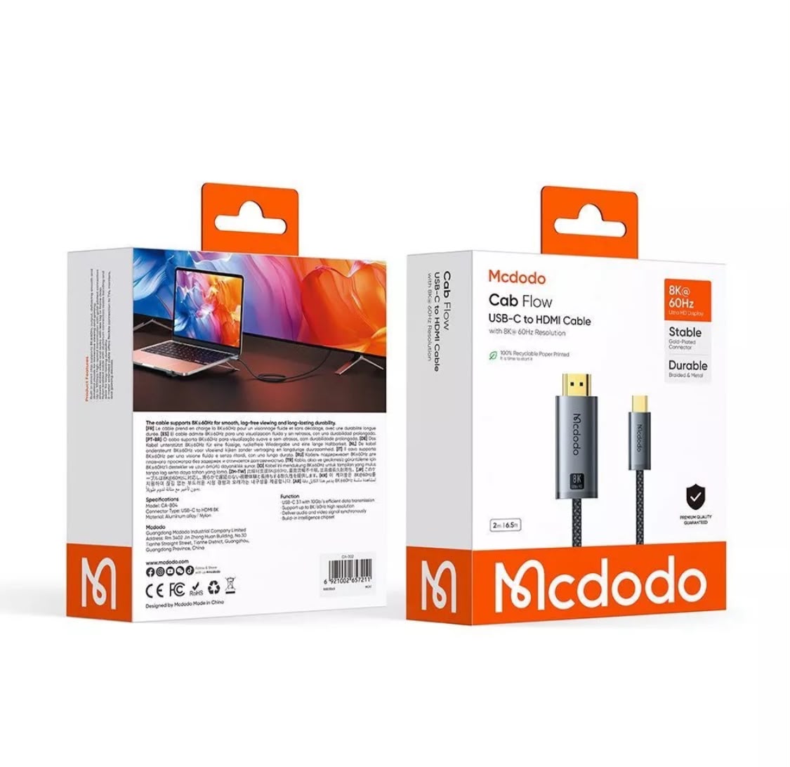 USB-C to HDMI Cable 8K Mcdodo