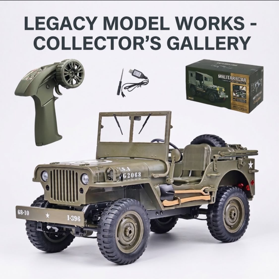 Remote-Control Off-Road Crawler Jeep