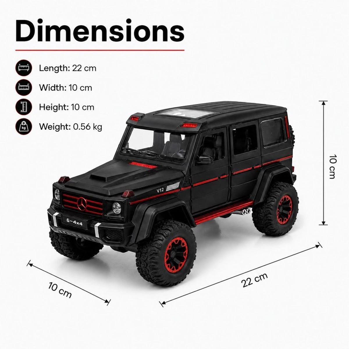 1:24 Die-Cast Car Mercedes-Benz G-class G-800