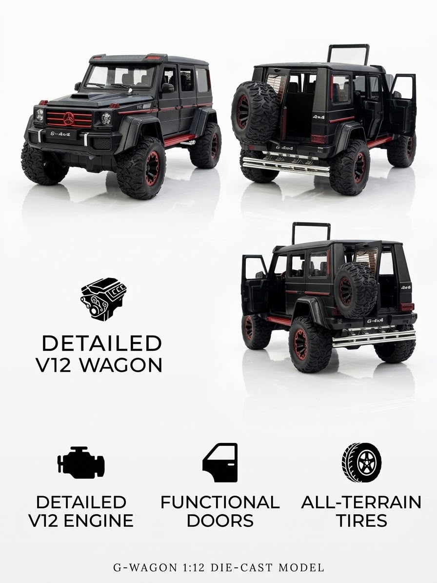 1:24 Die-Cast Car Mercedes-Benz G-class G-800