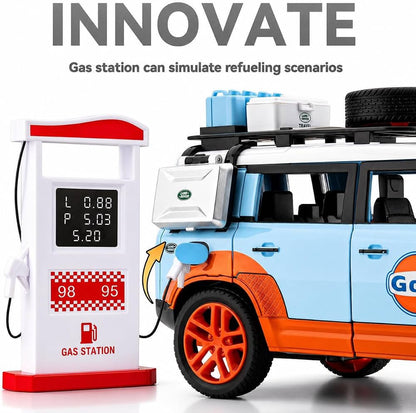 Die-Cast Land Rover Defender Gulf Edition Car