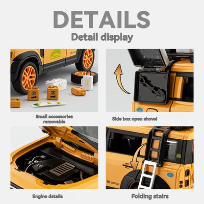 Die-Cast Land Rover Defender 110 Camel Trophy Edition Car