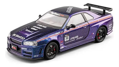 Die-Cast Car 1:24 Nissan Skyline GT-R R34