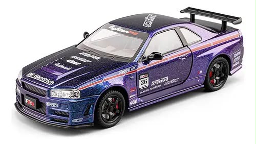Die-Cast Car 1:24 Nissan Skyline GT-R R34