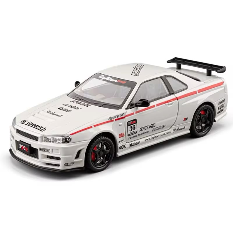 Die-Cast Car 1:24 Nissan Skyline GT-R R34