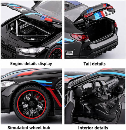 Die-Cast 1:24 Scale BMW M4 GT3 Car white