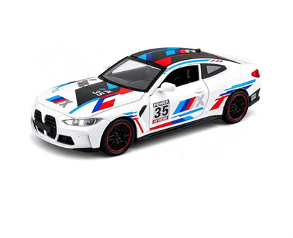 Die-Cast 1:24 Scale BMW M4 GT3 Car white