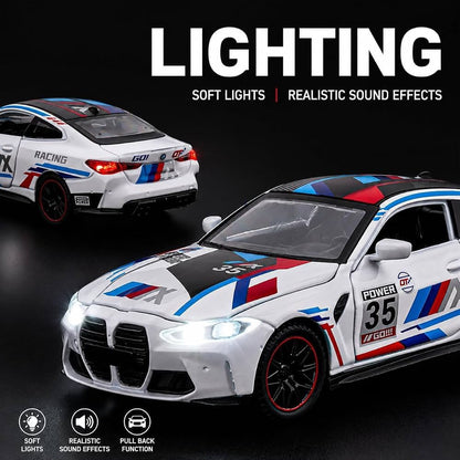 Die-Cast 1:24 Scale BMW M4 GT3 Car white