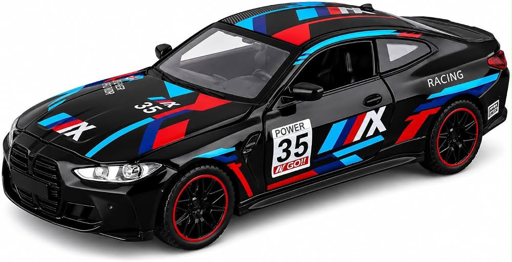Die-Cast 1:24 Scale BMW M4 GT3 Car Black
