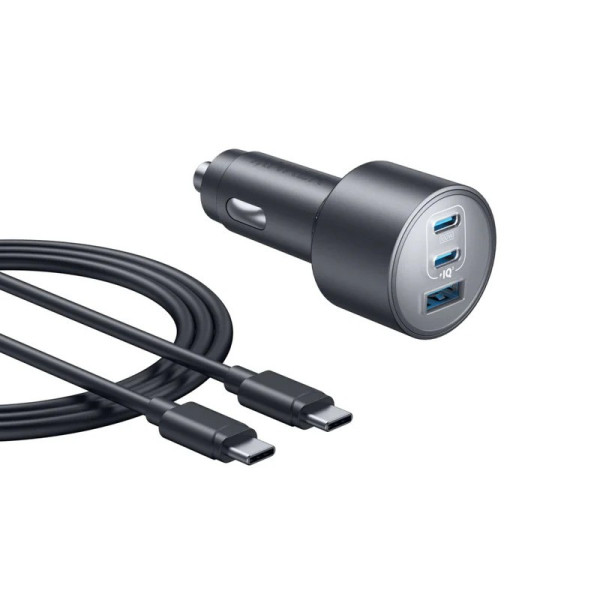 Anker Car Charger (167.5w/ 3 Ports) With USB- C Cable - B2737ha1
