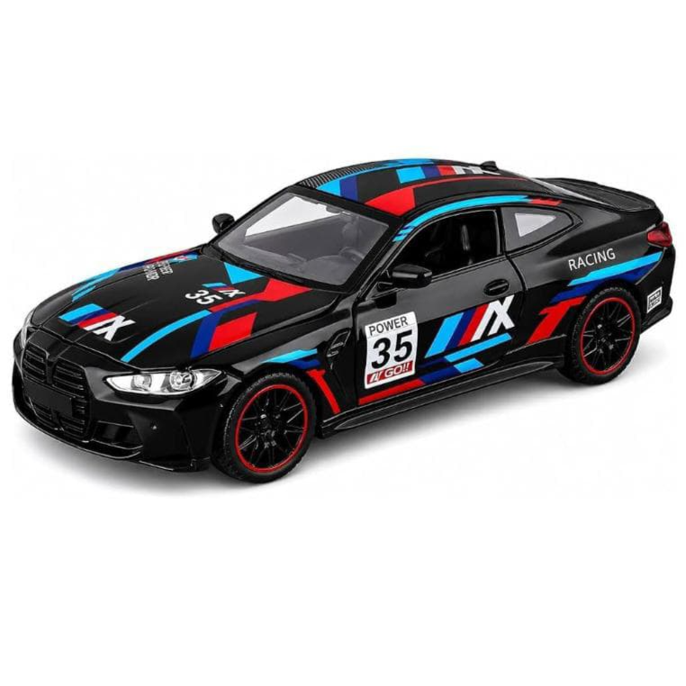 Die-Cast 1:24 Scale BMW M4 GT3 Car Black